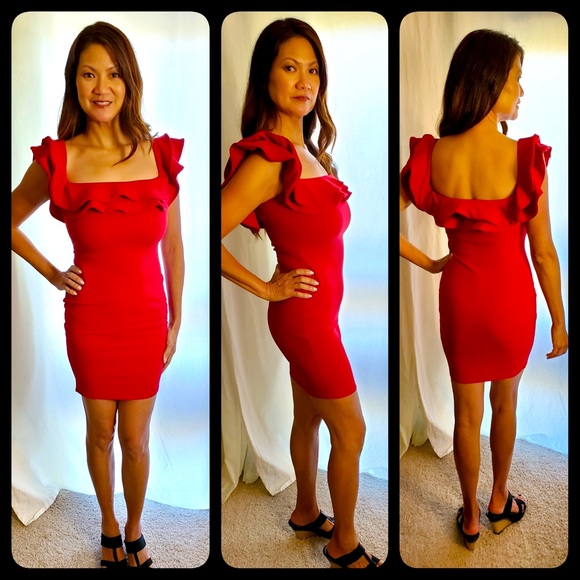 Dresses & Skirts - Red sexy cocktail dress